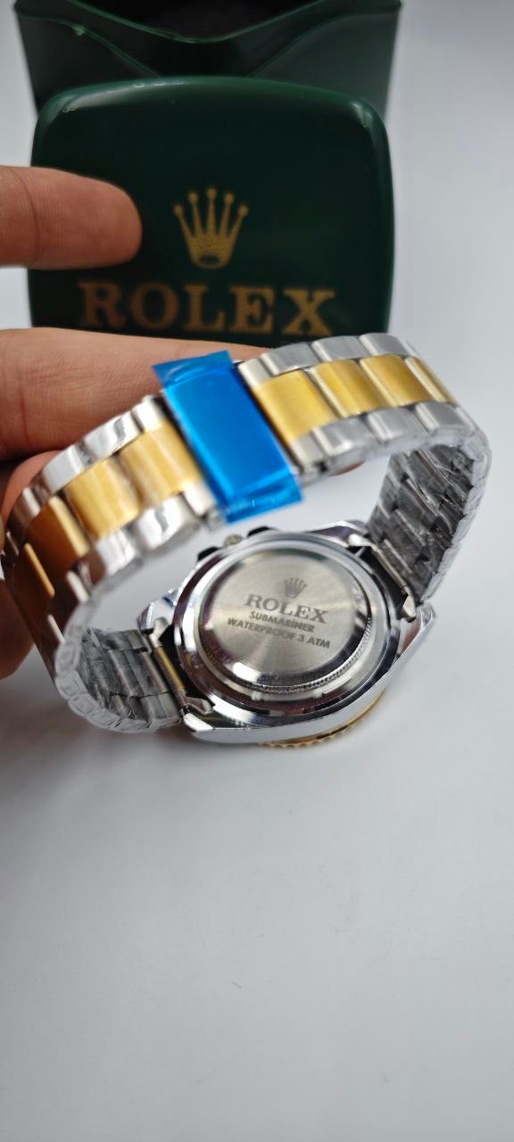 ROLEX SUBMARİNER ÇİFT RENK İÇİ YEŞİL ERKEK SAAT