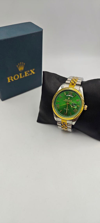 ROLEX DAY-DATE ÇİFT RENK İÇİ YEŞİL