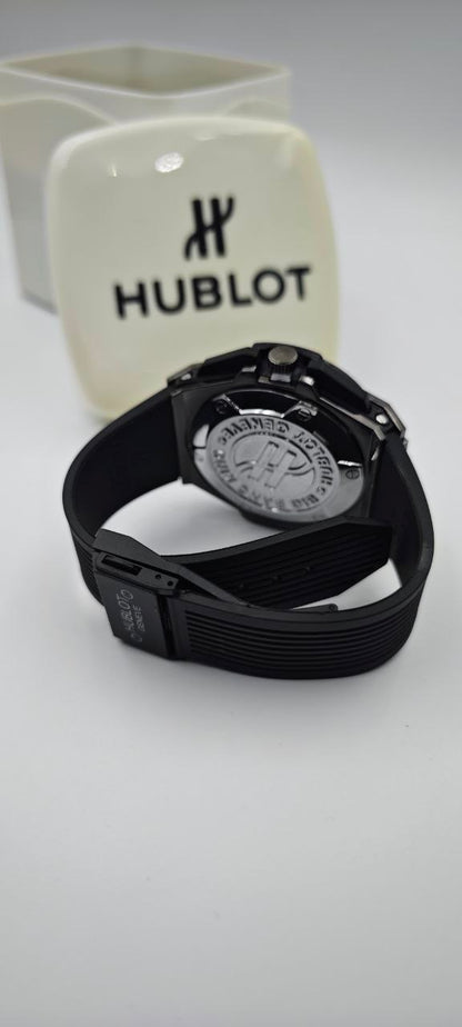 HUBLOT GENEVE SİYAH ERKEK SAAT
