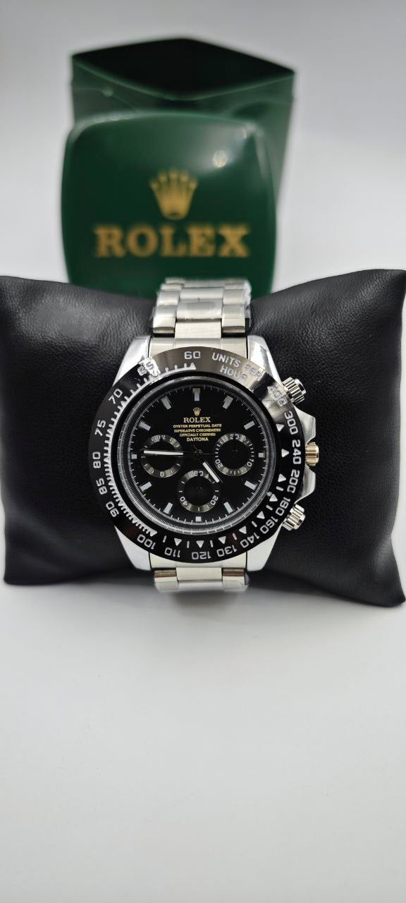 ROLEX DAYTONE GRİ İÇİ SİYAH ERKEK SAAT