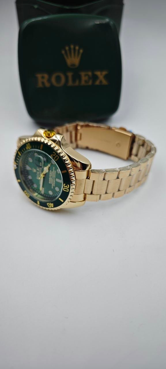 ROLEX SUBMARİNER GOLD İÇİ YEŞİL ERKEK SAAT