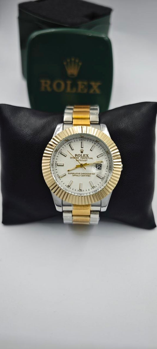 ROLEX DATEJUST GOLD GRİ ERKEK SAAT
