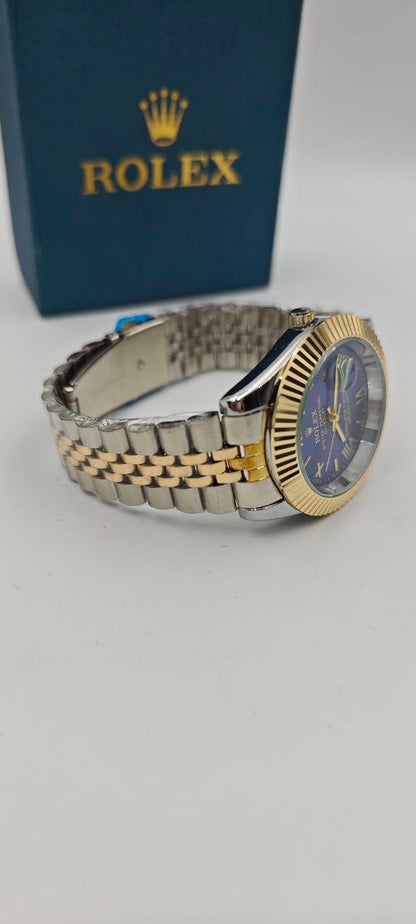 ROLEX DAYTJUST ÇİFT RENK İÇİ MAVİ