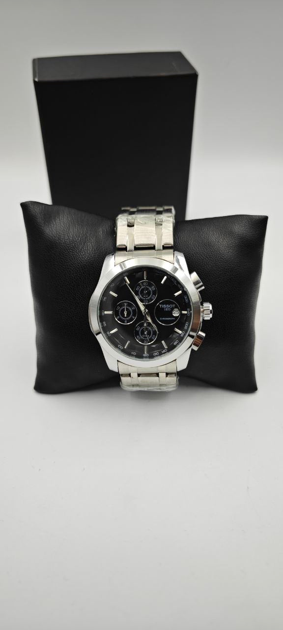 TİSSOT GÜMÜŞ RENK FULL KORDİNASYON ERKEK SAAT