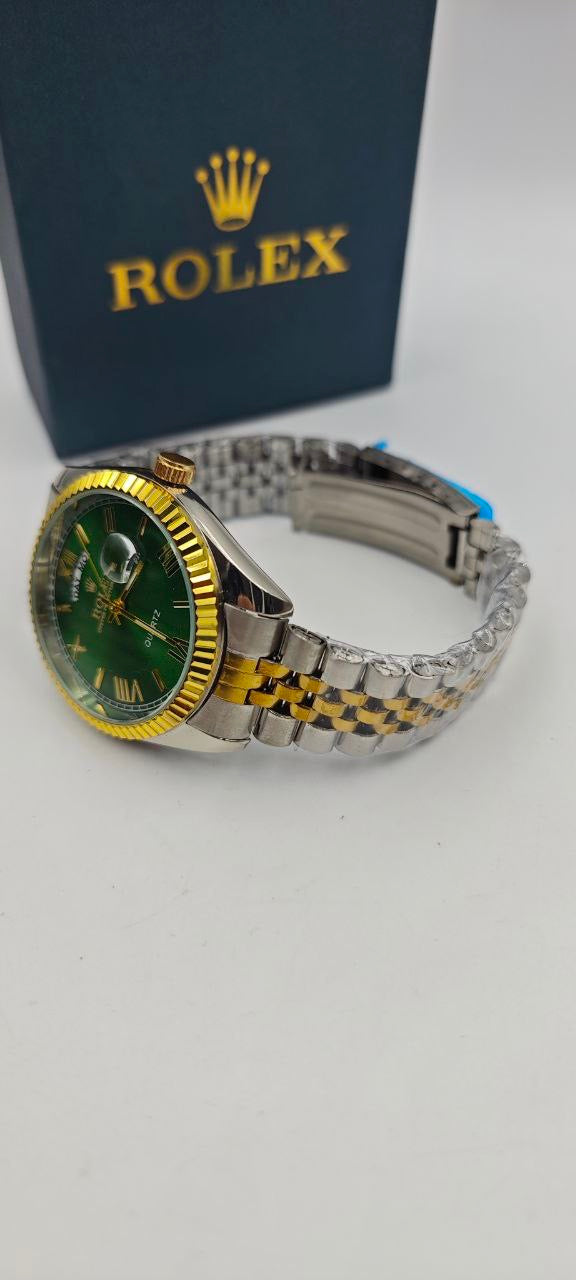 ROLEX DAY-DATE ÇİFT RENK İÇİ YEŞİL