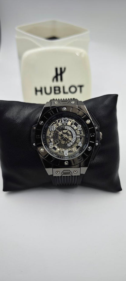 HUBLOT GENEVE SİYAH ERKEK SAAT