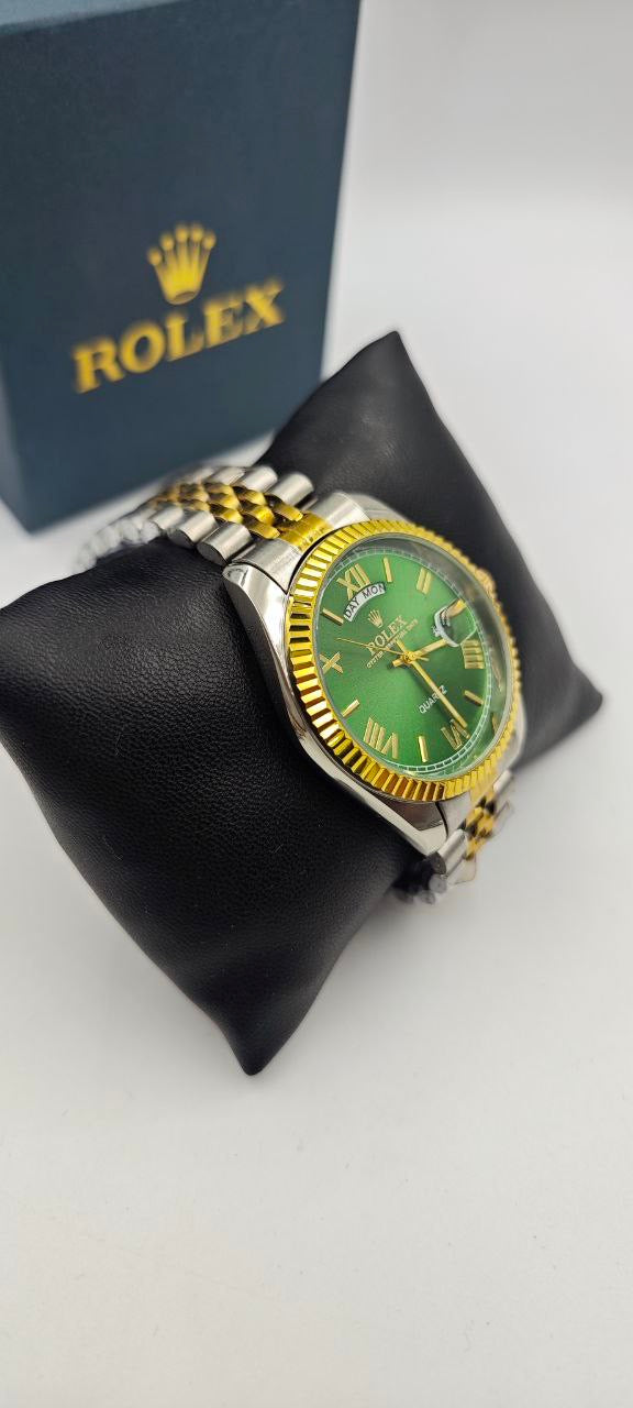 ROLEX DAY-DATE ÇİFT RENK İÇİ YEŞİL