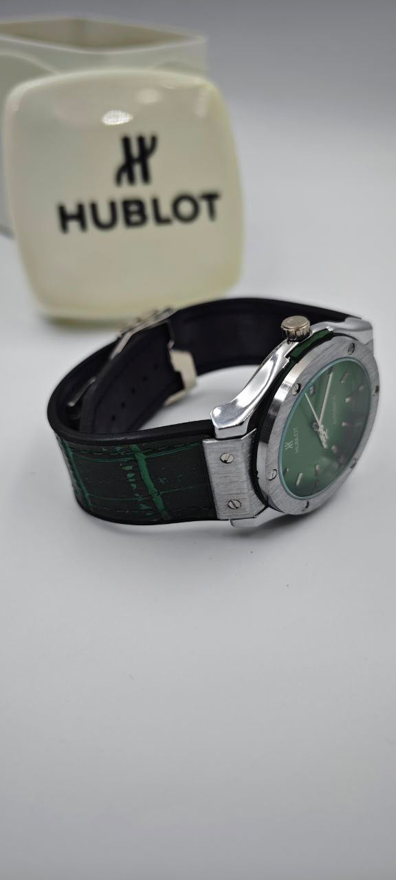 HUBLOT GENEVE YEŞİL GRİ ERKEK SAAT