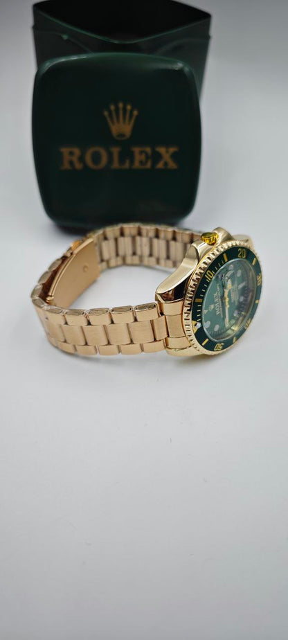 ROLEX SUBMARİNER GOLD İÇİ YEŞİL ERKEK SAAT