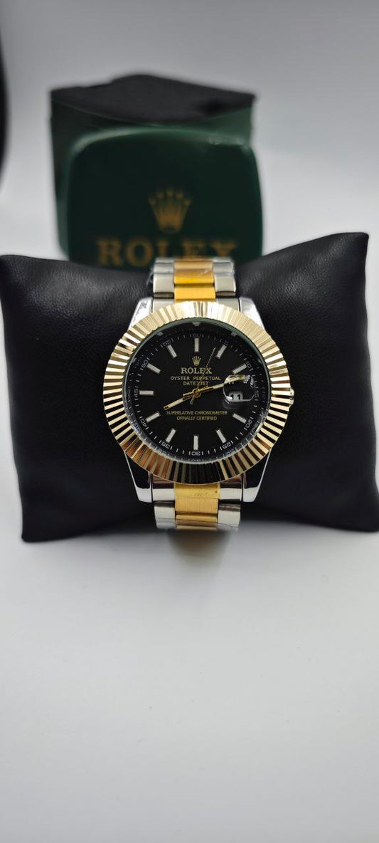ROLEX DATEJUST GOLD GRİ ERKEK SAAT