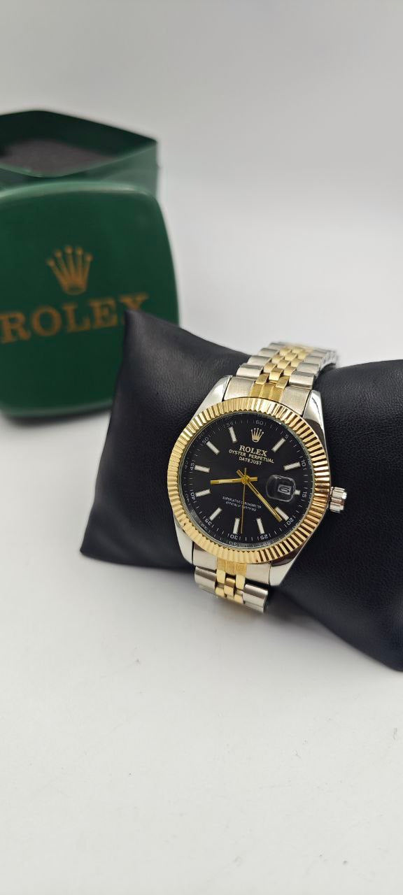 ROLEX DATEJUST ÇİFT RENK İÇİ SİYAH
