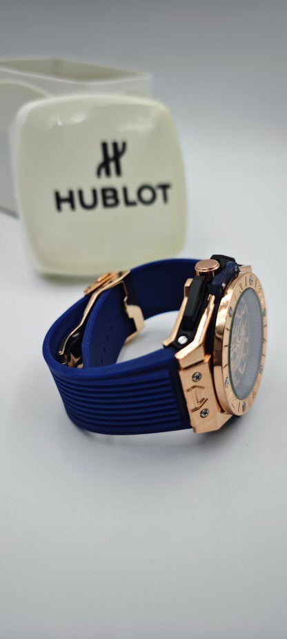 HUBLOT GENEVE MAVİ GOLD ERKEK SAAT