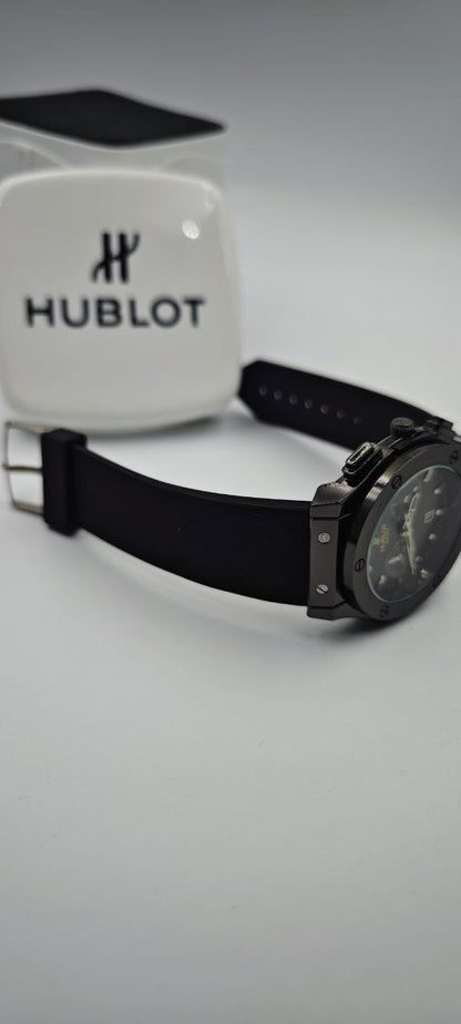 HUBLOT GENEVE SİYAH ERKEK SAAT