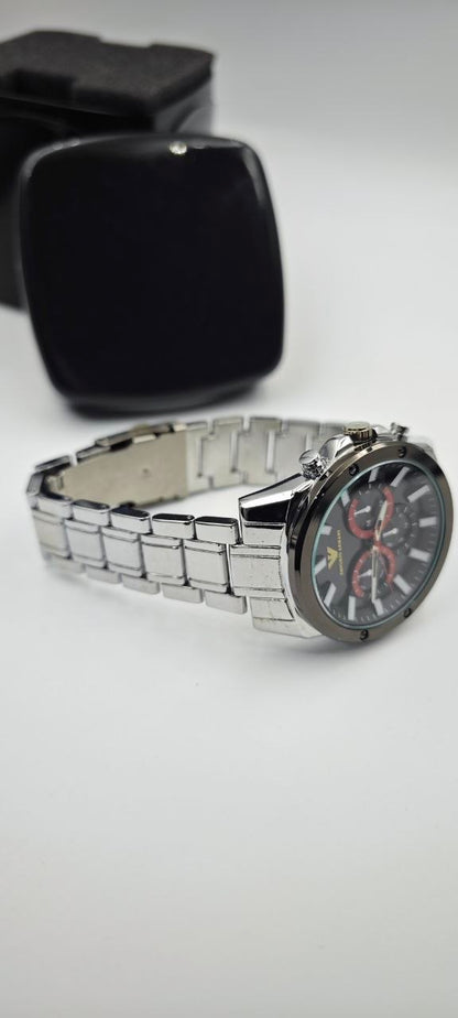 EMPORİO ARMANİ GRİ SİYAH ERKEK SAAT