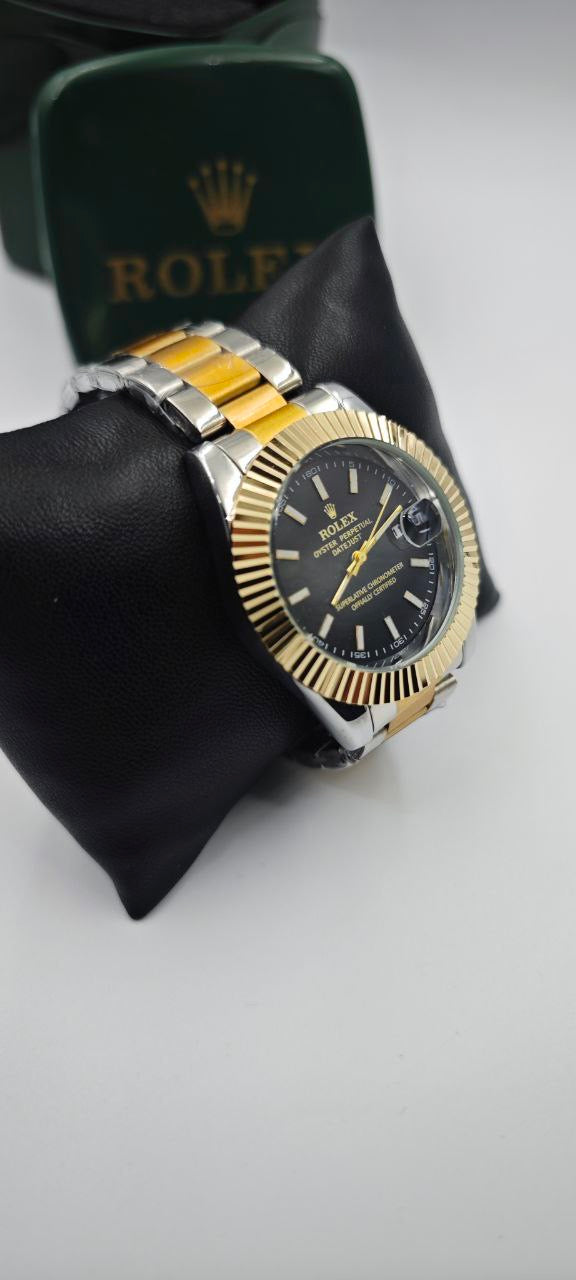 ROLEX DATEJUST GOLD GRİ ERKEK SAAT