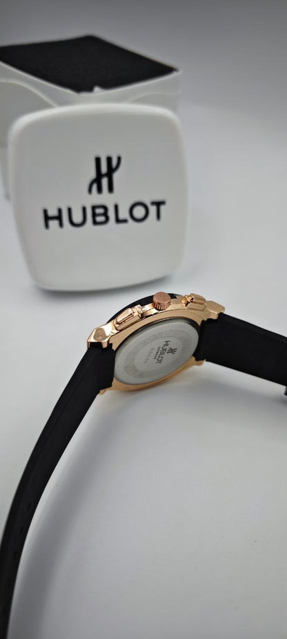 HUBLOT GENEVE SİYAH GOLD ERKEK SAAT