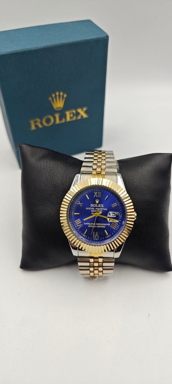 ROLEX DAYTJUST ÇİFT RENK İÇİ MAVİ