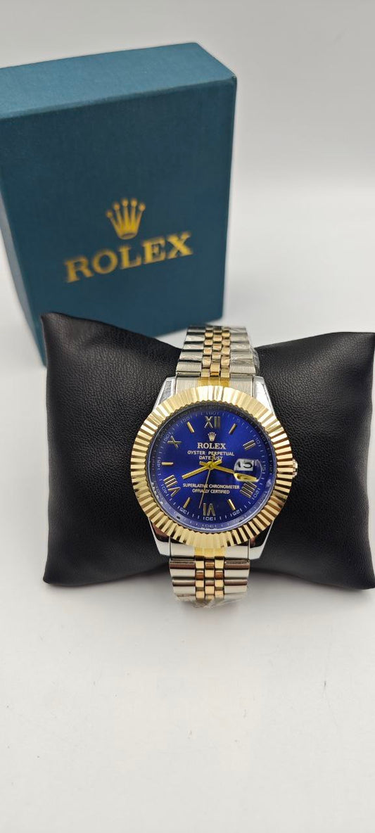 ROLEX DAYTJUST ÇİFT RENK İÇİ MAVİ