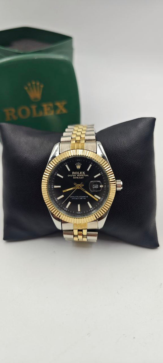ROLEX DATEJUST ÇİFT RENK İÇİ SİYAH