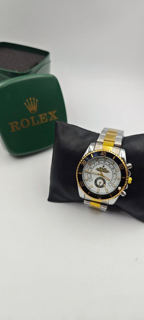 ROLEX YACH-T MASTER ÇİFT RENK İÇİ BEYAZ