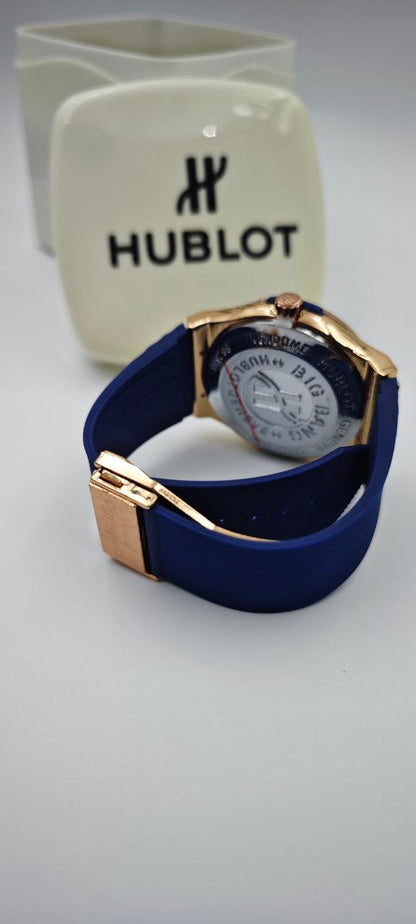 HUBLOT GENEVE MAVİ GOLD ERKEK SAAT