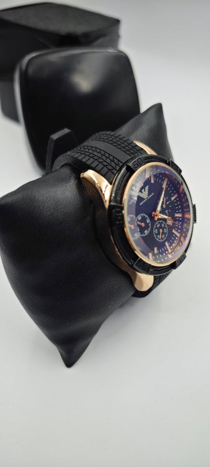 EMPORİO ARMANİ SİYAH HOLD ERKEK SAAT