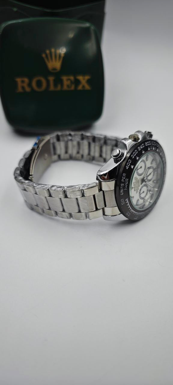 ROLEX DAYTONE GRİ İÇİ BEYAZ ERKEK SAAT