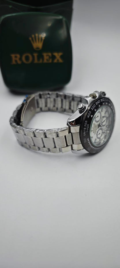 ROLEX DAYTONE GRİ İÇİ BEYAZ ERKEK SAAT