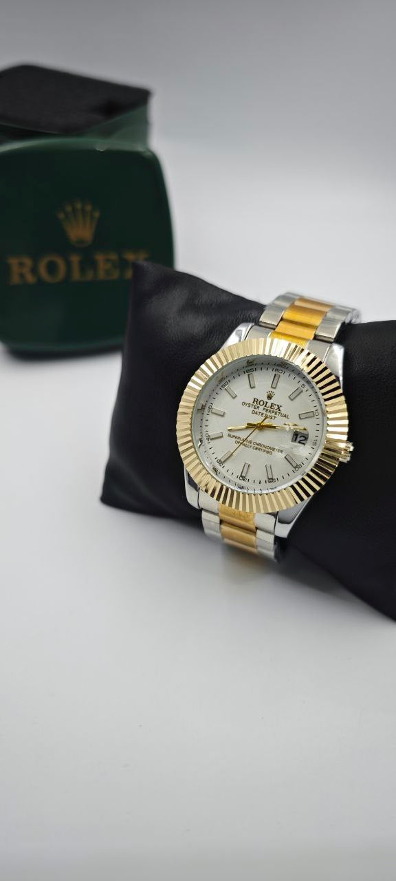 ROLEX DATEJUST GOLD GRİ ERKEK SAAT