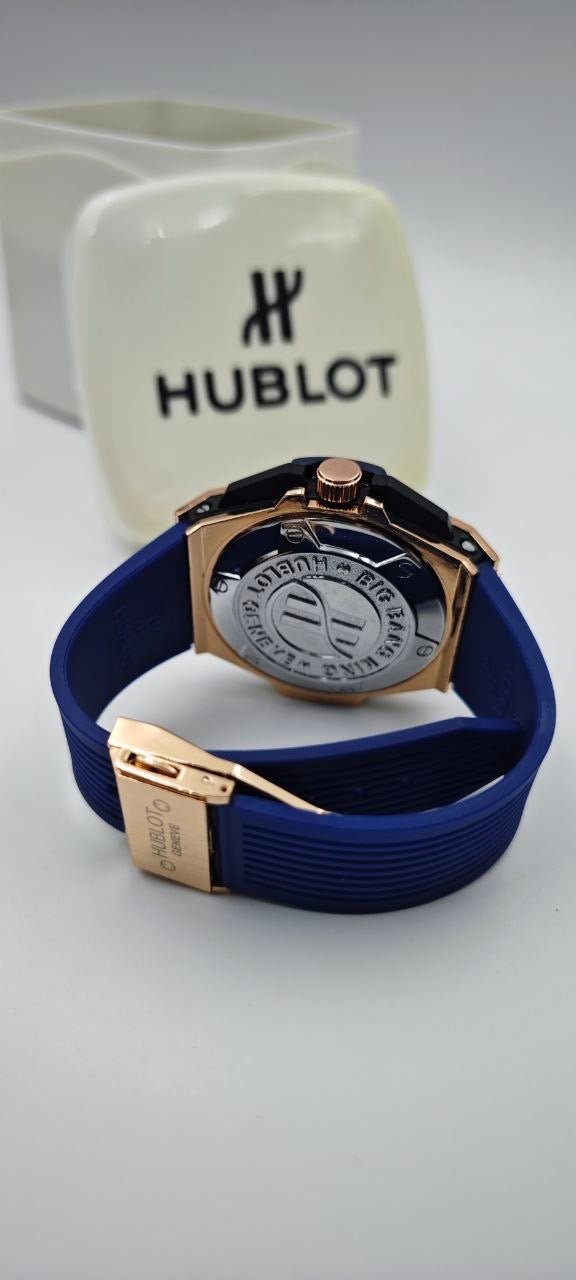 HUBLOT GENEVE MAVİ GOLD ERKEK SAAT