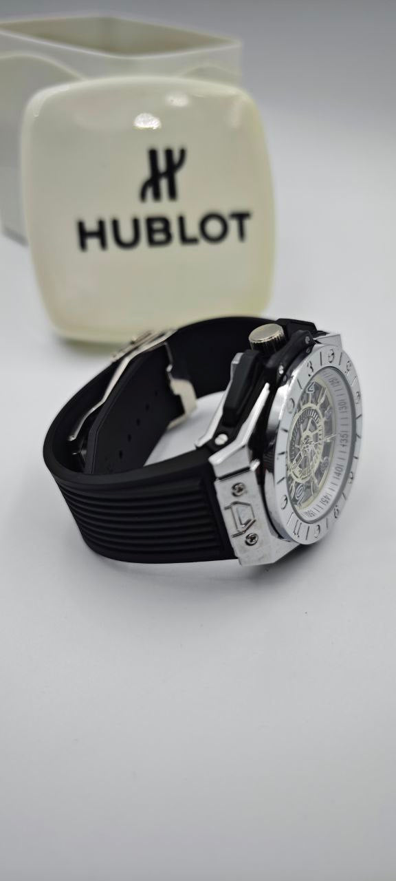 HUBLOT GENEVE SİYAH GRİ ERKEK SAAT