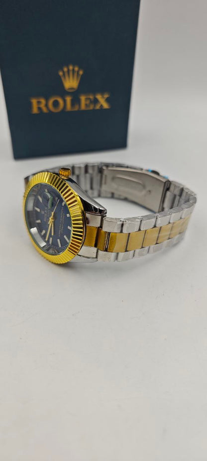 ROLEX DAYTJUST ÇİFT RENK İÇİ MAVİ