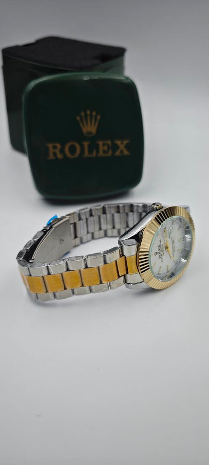 ROLEX DATEJUST GOLD GRİ ERKEK SAAT