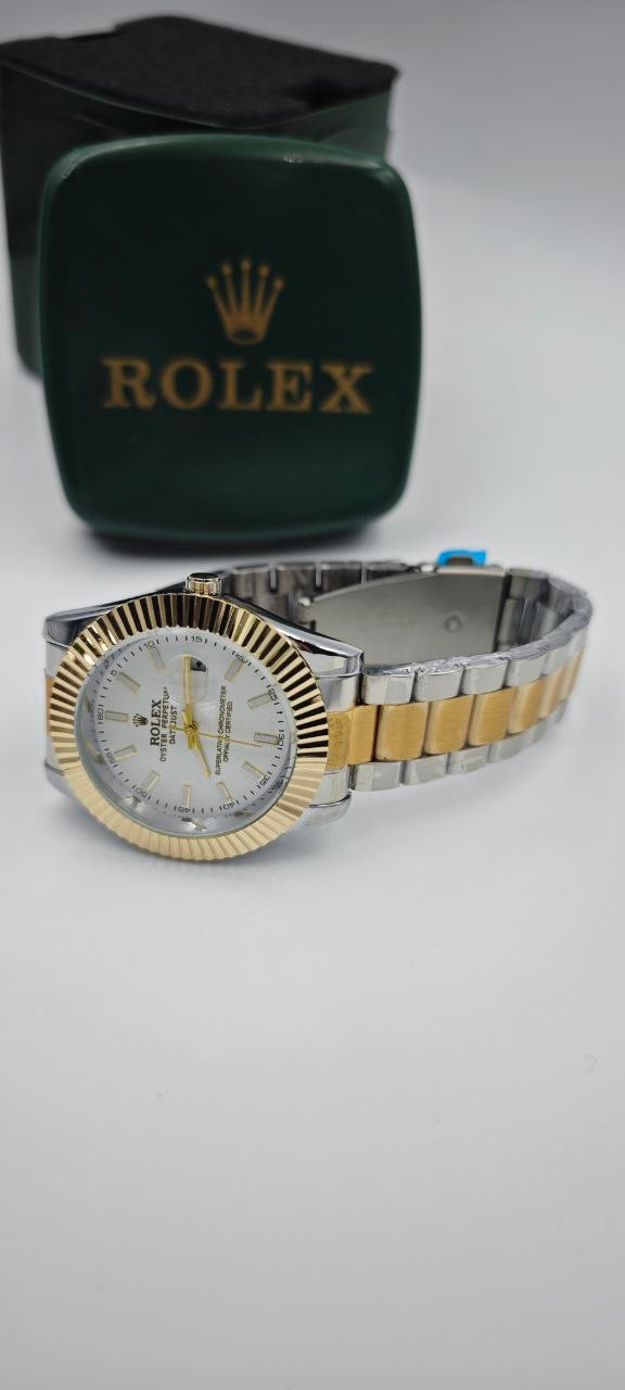 ROLEX DATEJUST GOLD GRİ ERKEK SAAT