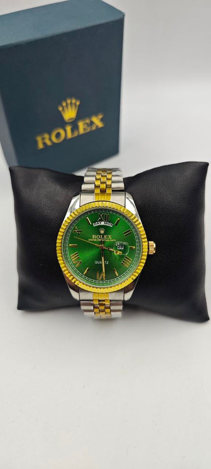 ROLEX DAY-DATE ÇİFT RENK İÇİ YEŞİL