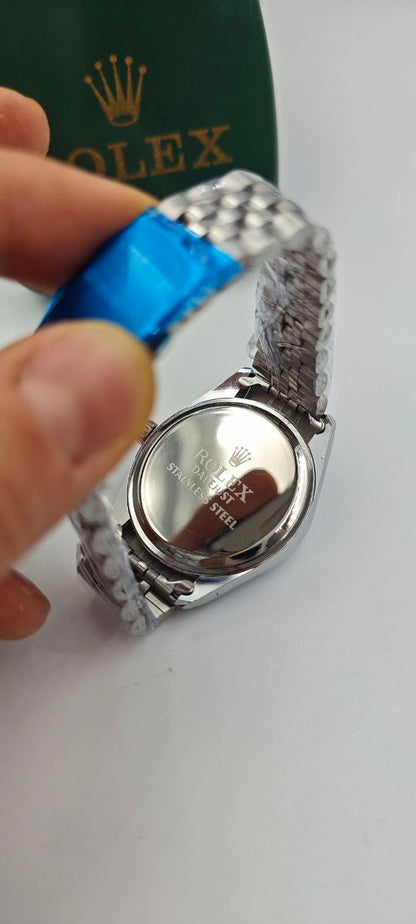 ROLEX DATEJUST TAŞLI İÇİ SİYAH ERKEK SAAT