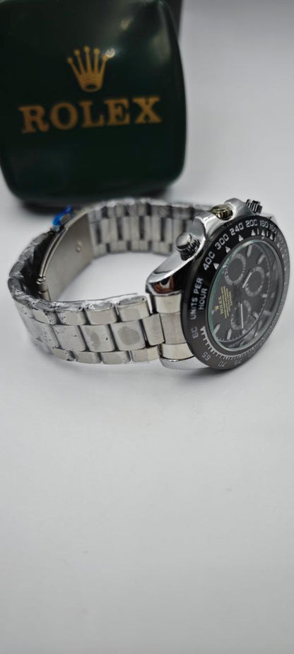 ROLEX DAYTONE GRİ İÇİ SİYAH ERKEK SAAT