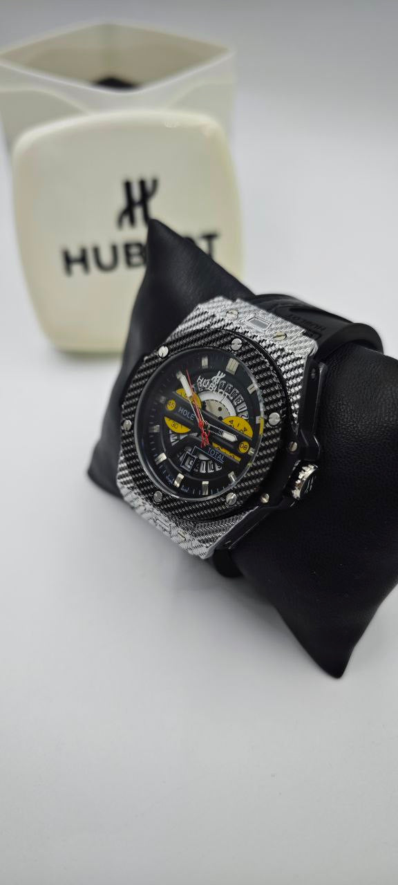 HUBLOT GENEVE SİYAH ERKEK SAAT