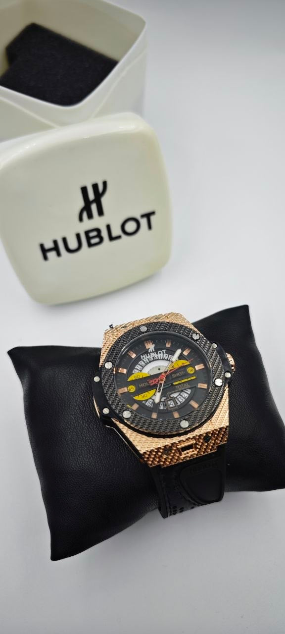 HUBLOT GENEVE SİYAH GOLD ERKEK SAAT