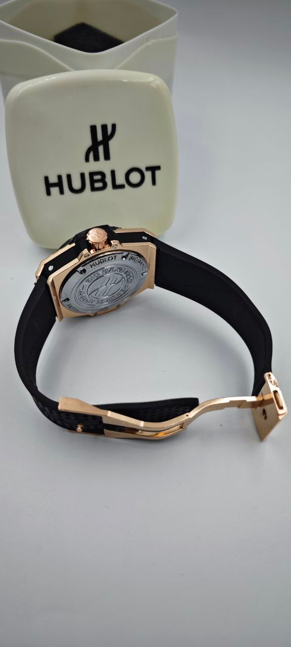 HUBLOT GENEVE SİYAH GOLD ERKEK SAAT