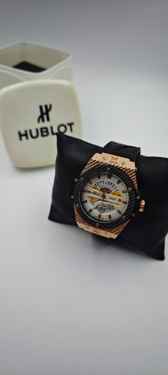 HUBLOT GENEVE SİYAH GOLD ERKEK SAAT