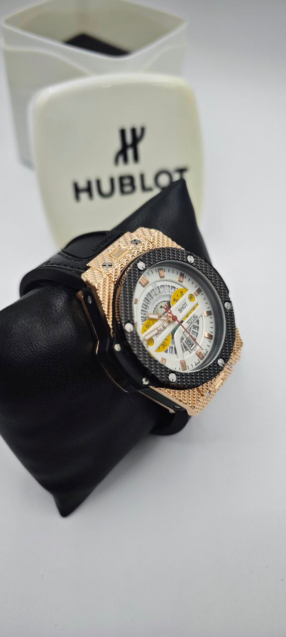 HUBLOT GENEVE SİYAH GOLD ERKEK SAAT