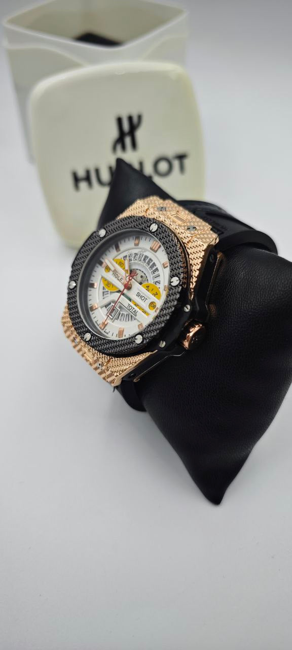 HUBLOT GENEVE SİYAH GOLD ERKEK SAAT