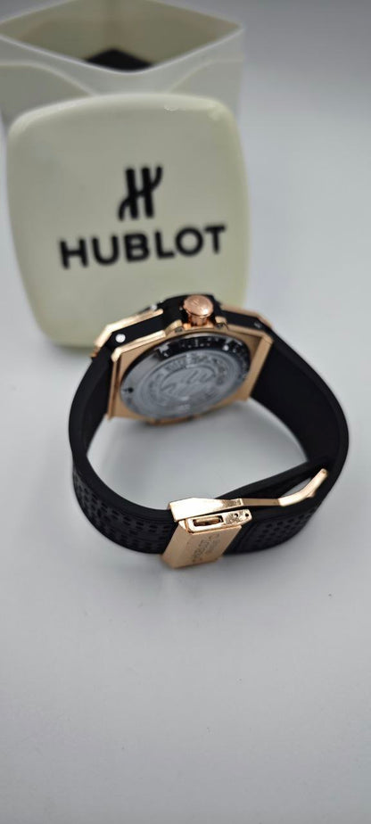 HUBLOT GENEVE SİYAH GOLD ERKEK SAAT